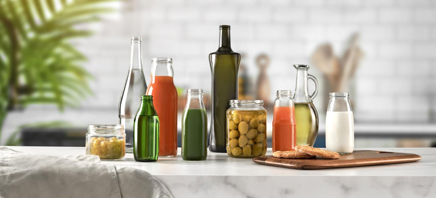 Glass Jars & Oil Bottles
